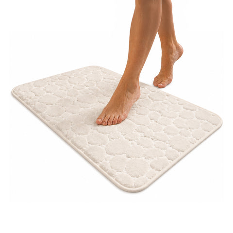 Μπεζ χαλί Memory Foam 50x80cm