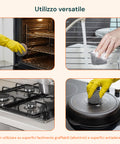 Spugne Saponate in Acciaio 10 Pz – Pulizia Profonda Cucina