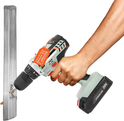 Δραπανοκατσάβιδο με 2 μηχανικές ταχύτητες και μπαταρία λιθίου 20v - 1300 Mah