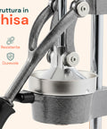 Spremiagrumi Manuale a Leva Professionale Struttura in Ghisa con Filtro