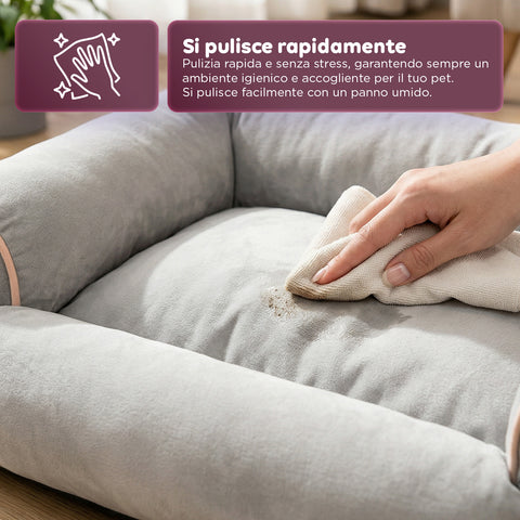 Cuccia Divano Morbida per Cani e Gatti Varie Taglie e Colorazioni