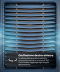 Raffrescatore Evaporativo Industriale Portatile 70 Litri 350W con Telecomando e Timer - Funzione Condizionatore Ventilatore 3 Velocità e Oscillazione