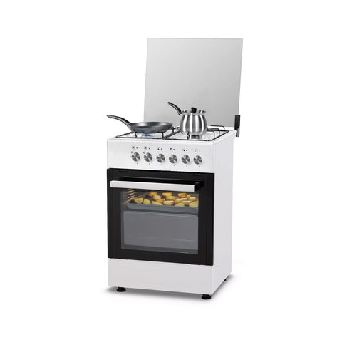 Κουζίνα 60cm με 4 εστίες και ηλεκτρικό φούρνο 1900W – Κλασική και ισχυρή