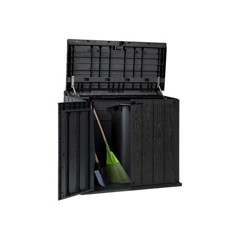 Shed Portattrezzi da Esterno in Plastica Riciclata Resistente UV