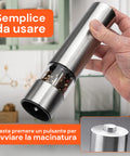 Macinaspezie Cordless A Batteria Con Luce Led