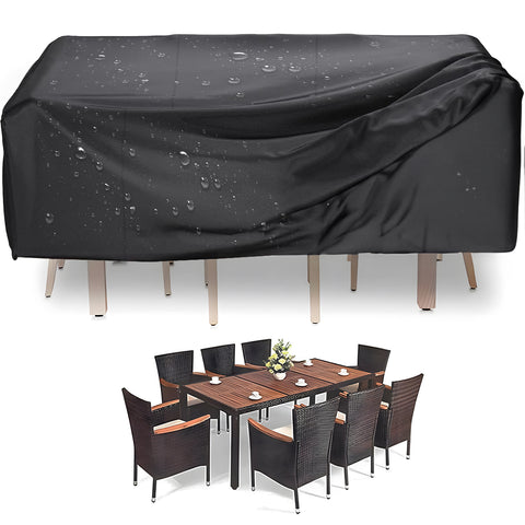 Σετ κάλυψης τραπεζιού και 4 καρεκλών 165x140x90cm