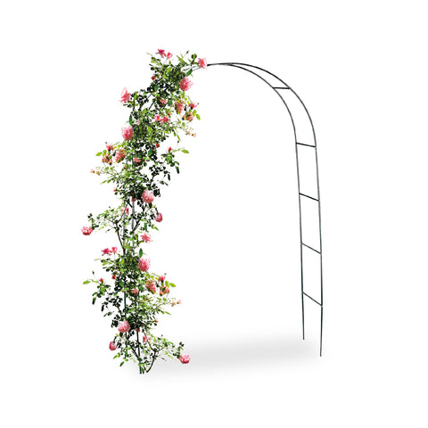 avilia home arco da giardino per piante rampicanti in ferro 140x38x240 cm ean 8050030810638