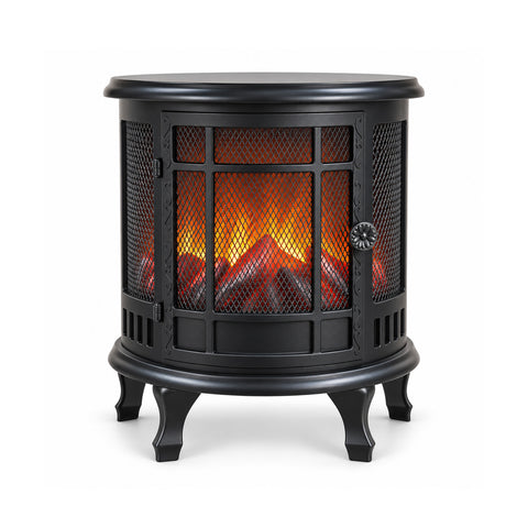 avilia home caminetto decorativo a led con effetto fiamma realistico lampada ornamentale a batteria senza calore design vintage 305x16x355 cm ean 8056819080629