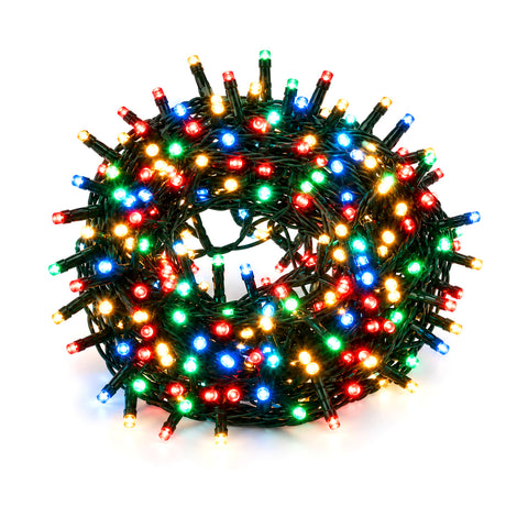 Χριστουγεννιάτικα φωτάκια RGB 240 LED, γιρλάντα 19 m με εφαρμογή και τηλεχειριστήριο