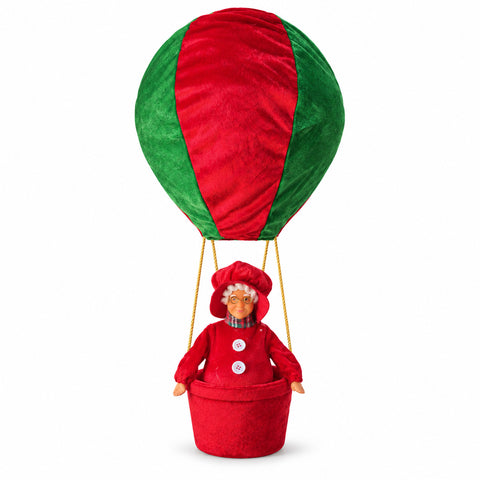 saint joy mongolfiera natalizia con mamma natale o orsetto led 92 cm ean 8056819081787