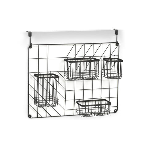 Επιτοίχιος οργανωτής με 5 καλάθια 46x12x60,3