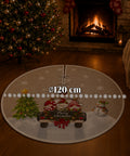 saint joy copri base albero di natale a120 cm in peluche 4 fantasie ean 8050043128331
