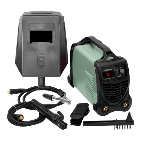 Ηλεκτροσυγκολλητής inverter με ηλεκτρόδιο MMA συνεχούς ρεύματος και 5 εξαρτήματα