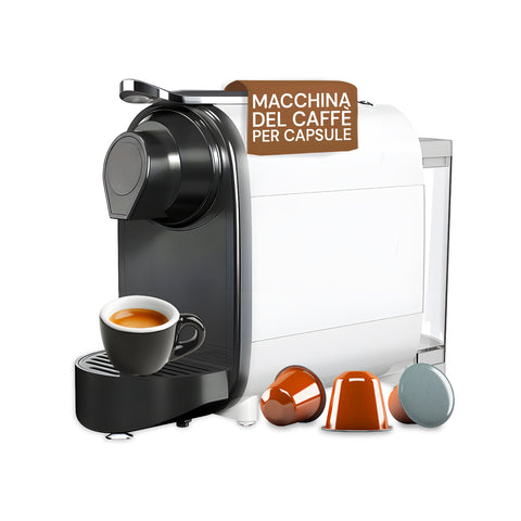 Συμπαγής μηχανή καφέ συμβατή με Nespresso με αφαιρούμενο δοχείο 700ml