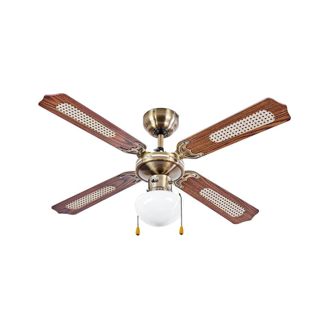 Αναστρέψιμος ανεμιστήρας οροφής για καλοκαίρι και χειμώνα, με φως και 3 ταχύτητες