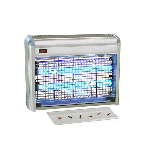 Ηλεκτρική εντομοπαγίδα 30w με κουμπί On/Off, αφαιρούμενο δοχείο και διπλό σωλήνα Uv