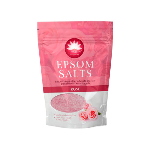 Χαλαρωτικά άλατα μπάνιου Rose 450gr