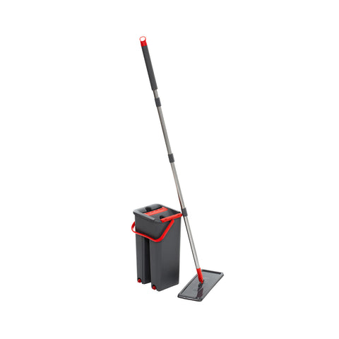Σετ Fast Mop με κουβά, σφουγγαρίστρα δαπέδου και 2 ανταλλακτικά, 4L