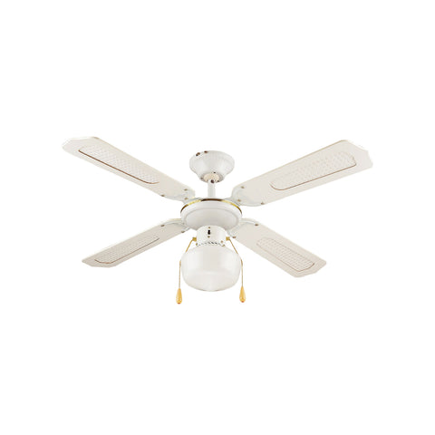 Ανεμιστήρας οροφής με 4 πτερύγια και φως 60w