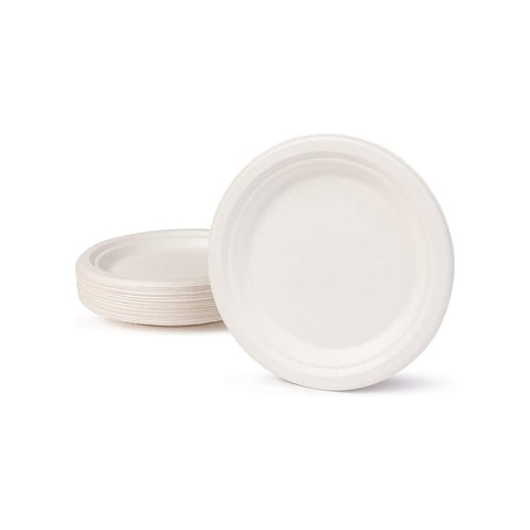 Σετ 50 πιάτα φρούτου μίας χρήσης D. 18cm