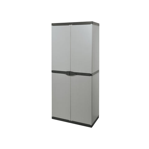 Ψηλή ντουλάπα με 2 πόρτες και 3 ράφια 68x40x165cm