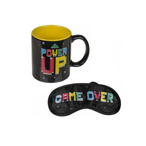Σετ κούπα Mug και μάσκα ματιών με θέμα το gaming