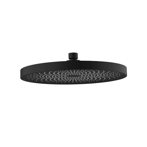 Κεφαλή ντους Softwater μαύρη ματ D. 26cm