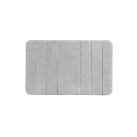 Γκρι πατάκι μπάνιου Memory Foam 50x80cm