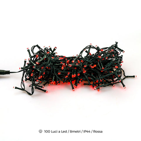 Φωτεινή αλυσίδα 100 LED IP44