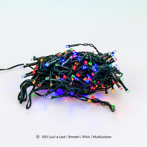 Φωτεινή αλυσίδα 100 LED IP44