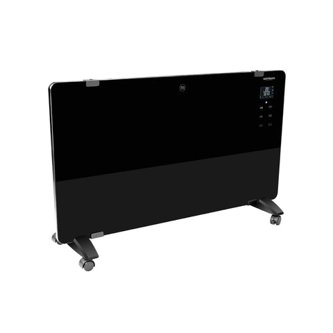Γυάλινο καλοριφέρ με ρόδες 2000w